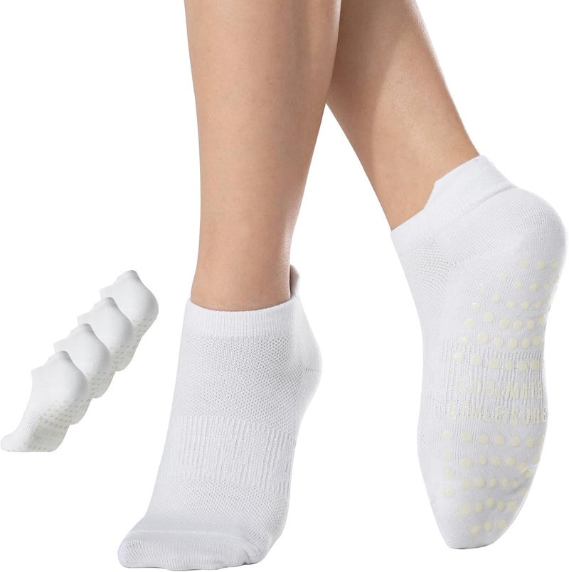 CoolMate Store Pilates Socks with Grips for Women, Yoga Socks, Crew Non Slip Women for Barre, Pilates Gifts - Image 5